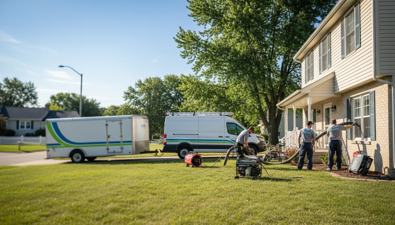 Flooded Basement Restoration And Cleanup With Repair in Salem, OH near me
